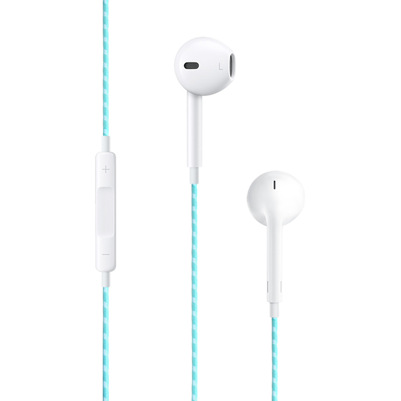 3.5mm Braid Knit In-Ear Earphone Headphone with Remote Mic for iPhone Samsung