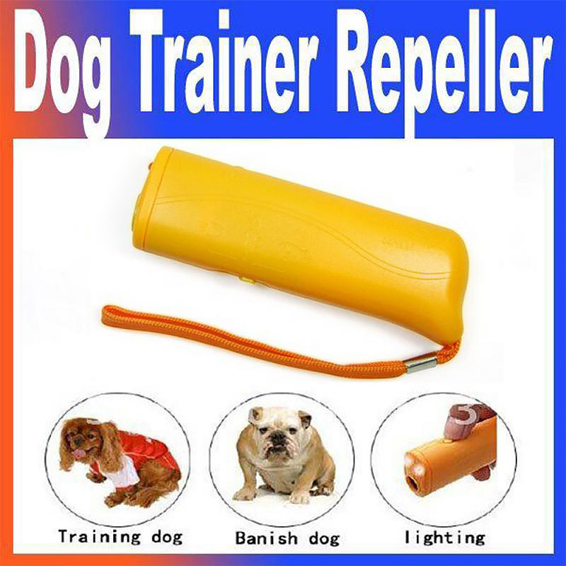 Anti-bark Ultrasonic Dog Repeller Dog Trainer with LED Flashlight