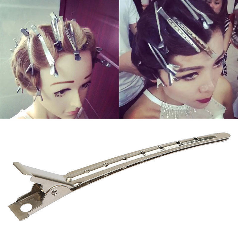 Metal Non-Slip Hair Sprung Hair Clip Grip for Hairdressing Salon