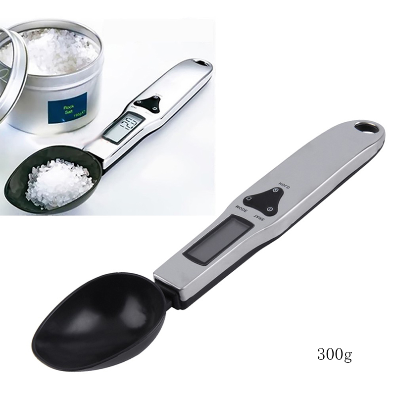 300g Kitchen Dining Electronic Spoon Scale Food Vegetable Weighing Tool