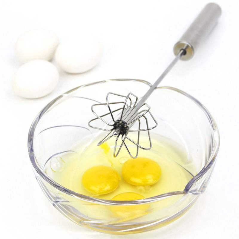 Stainless Steel Hand Eggs Beater Whisk Mixer Cream Stirring Kitchen Tool