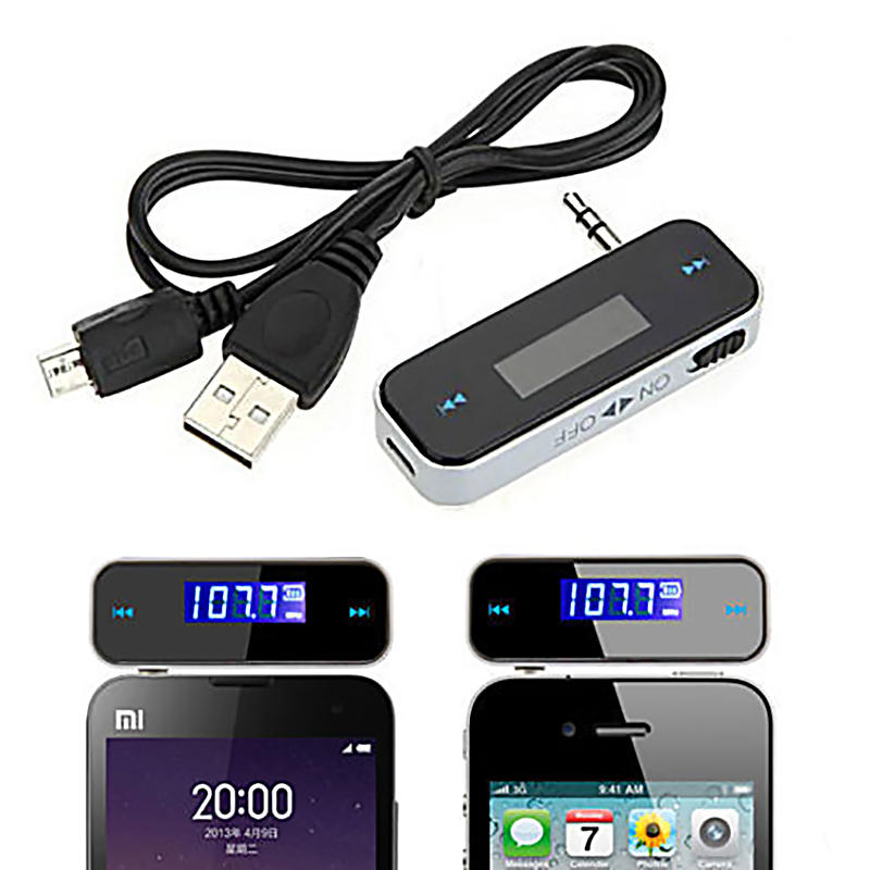 Car Wireless MP3 Hands Free FM Radio Transmitter for iPhone iPod Samsung
