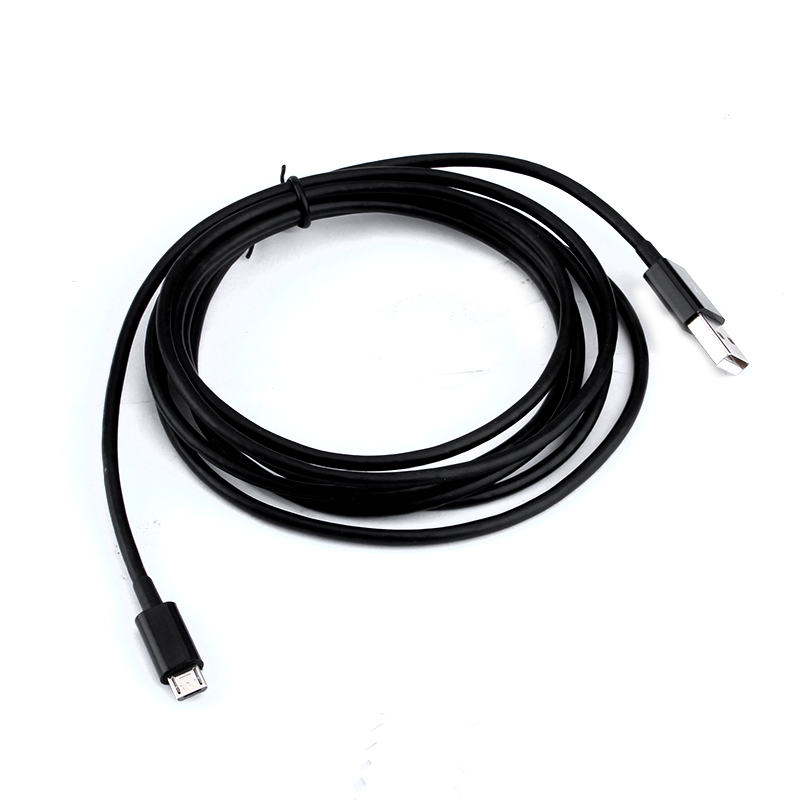 1m Micro USB Bigger Thickened Strong Data Charging Cable - Black