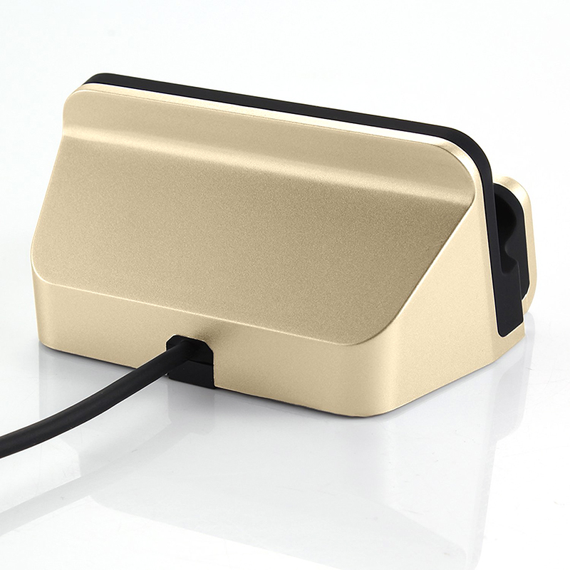 Type C Charging Stand Dock Station Sync Data Charger Cradle for Samsung - Gold