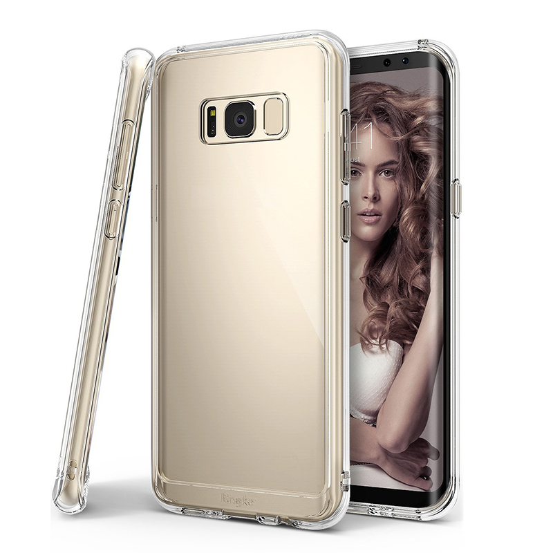 Ultra Slim Clear Shockproof Bumper TPU Case Cover for Samsung S8 Plus