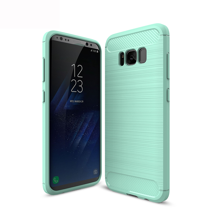 Samsung Case Shockproof Slim Soft TPU Phone Cover for Samsung Galaxy S8 - Green