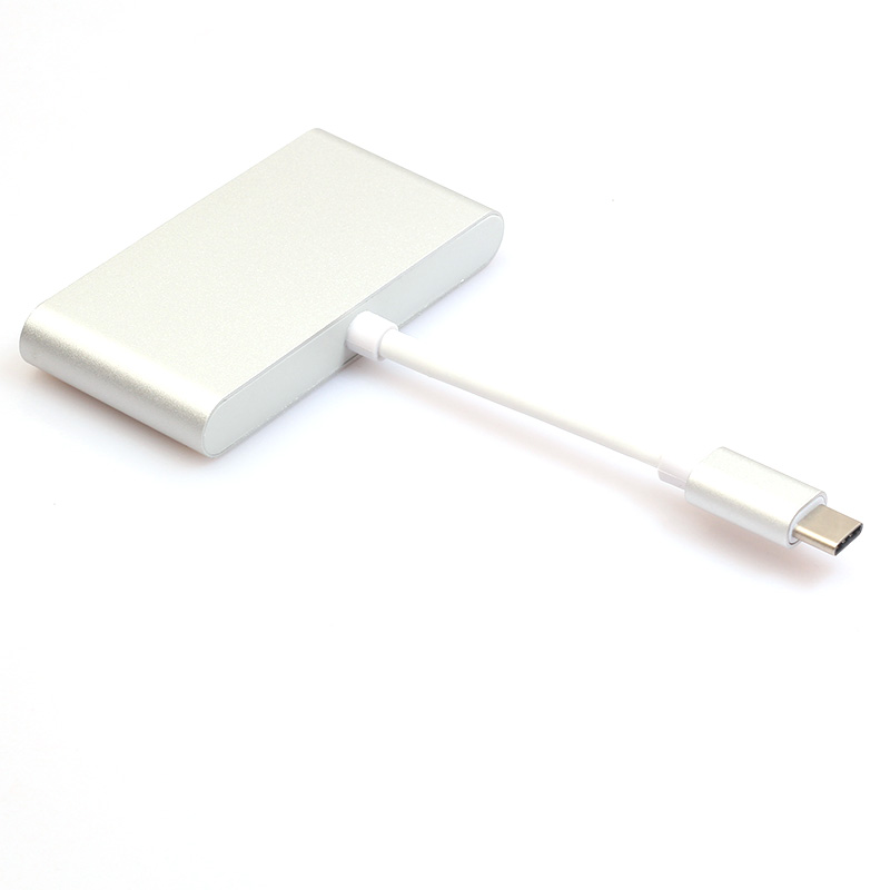 Type C to USB 3.0 USB 2.0 Type C Female Adapter Converter for Macbook - Silver