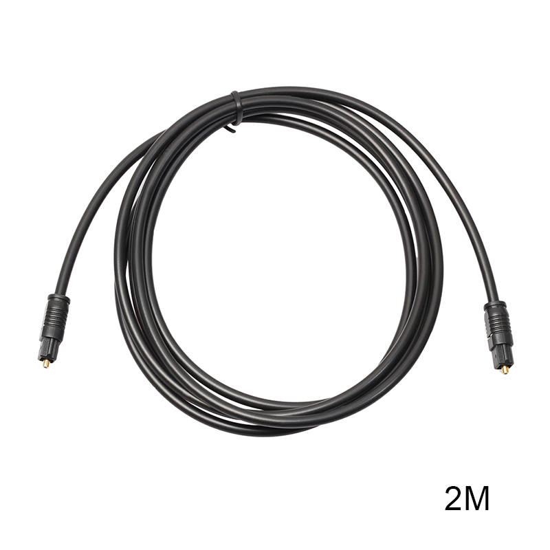 2M Premium Gold Plated Digital Audio Optical Fiber Cable