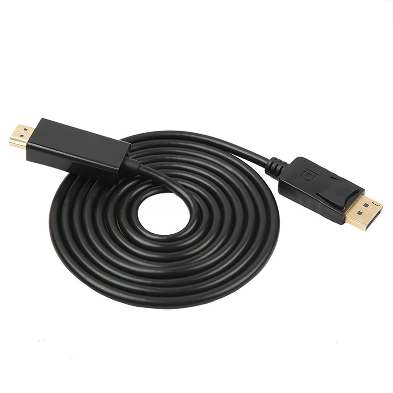 1.8m Display Port DP to HDMI Transfer Cable Adapter for TV HDTV
