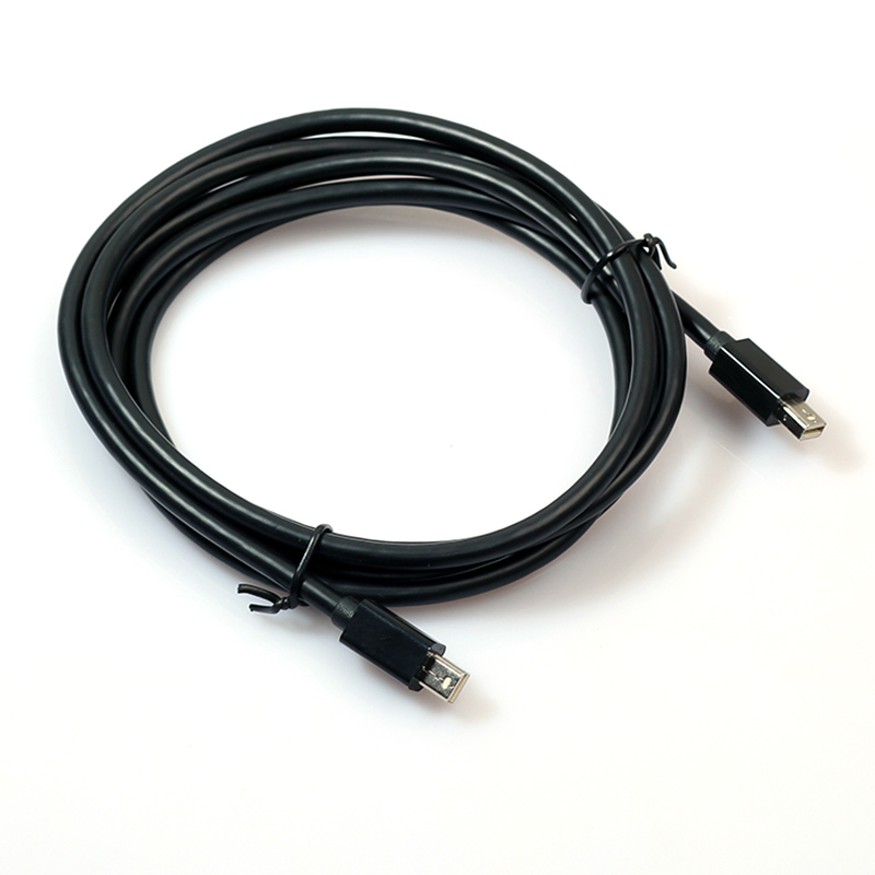1.8m Mini Display Port Male to Male Extension Cable - Black