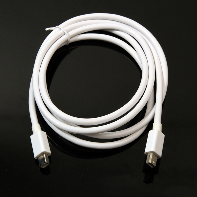 1.8m Mini Display Port Male to Male Extension Cable - White