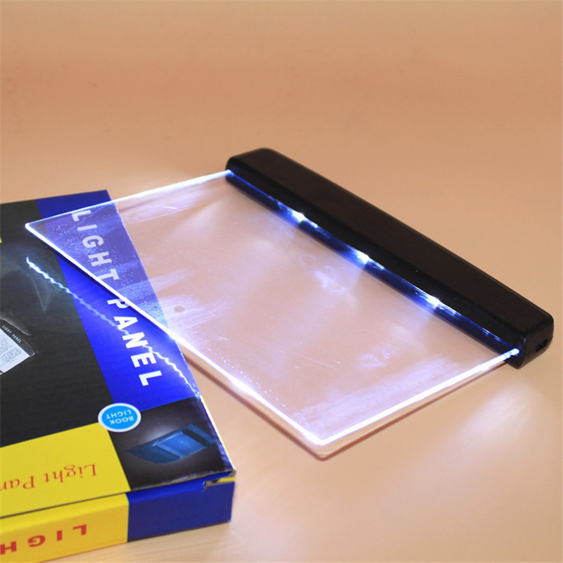 Portable LED Read Panel Light Reading Book Night Lamp Vision-Protecting