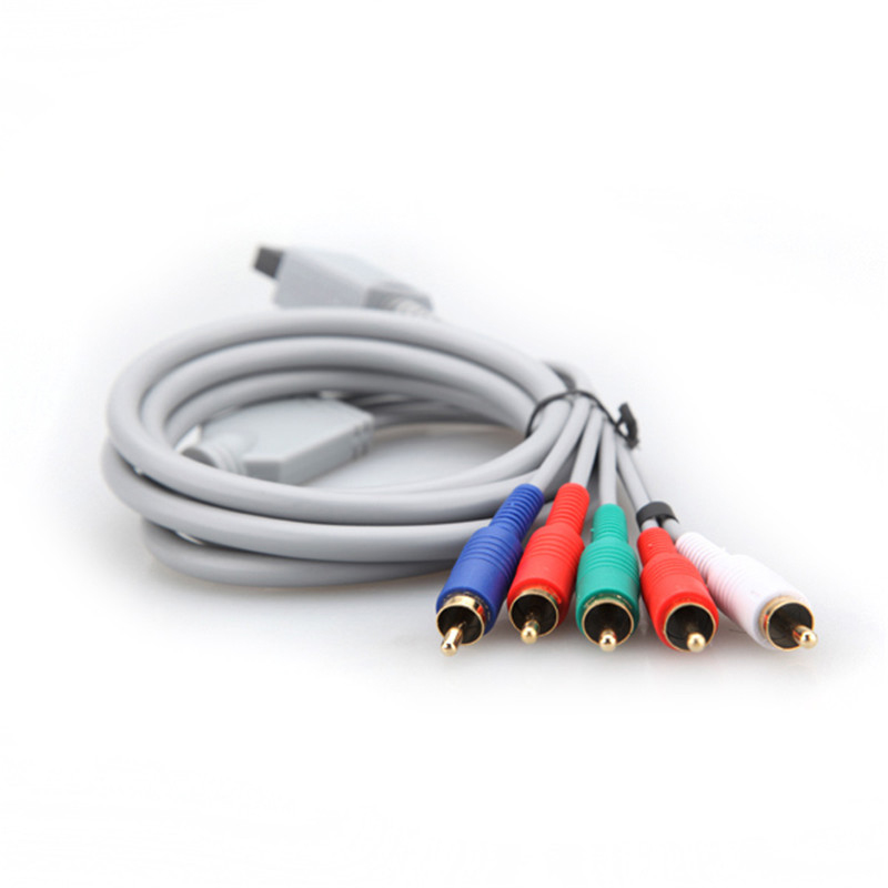 1.8m High Definition HD AV Audio Video Adapter Cable for Wii Gaming System