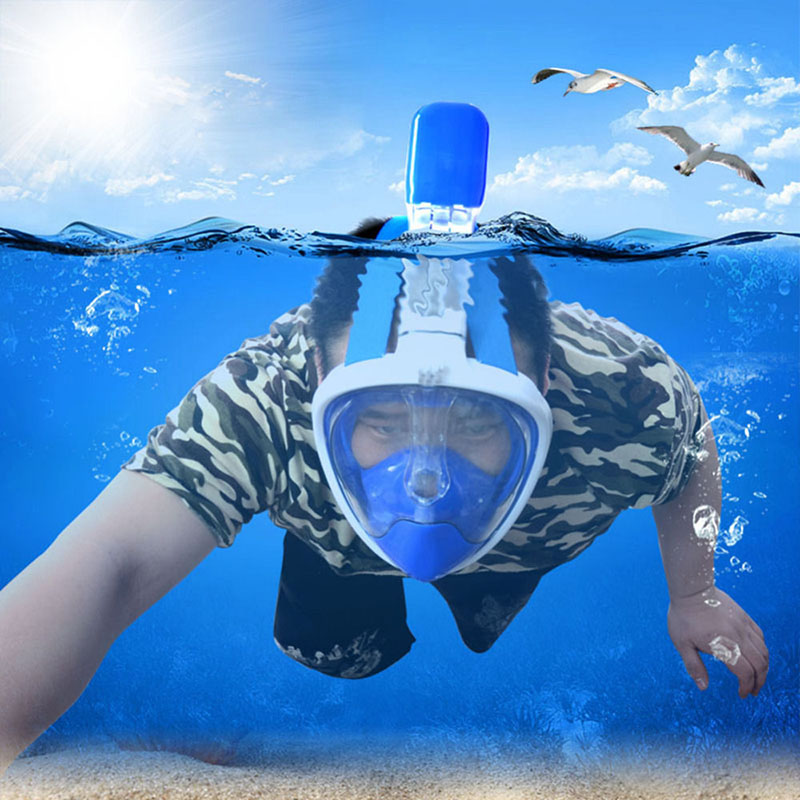 GoPro Easy Breath Full Face Mask for Surface Diving Snorkel Scuba Swim