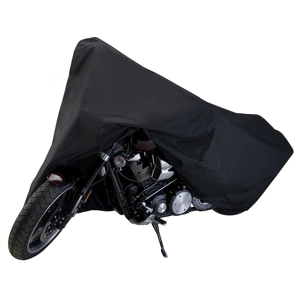 Motorcycle Waterproof Outdoor Motorbike Rain Vented Bike Cover Size XXL - Black
