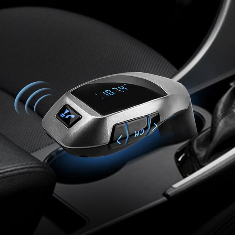 Car Kit Wireless Bluetooth MP3 Player FM Transmitter with Night Light