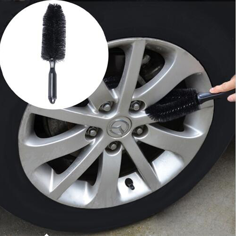 Portable Loop Style Auto Car Vehicle Wheel Tire Rim Hub Washing Brush 