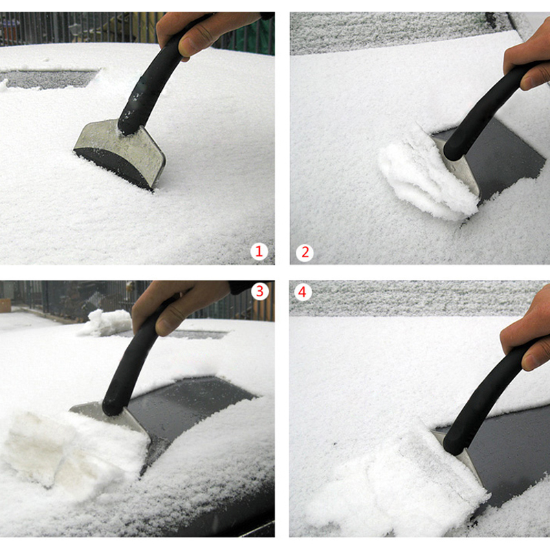 Premium Ice Removal Frost Snow Scraper for Car Windshield and Window