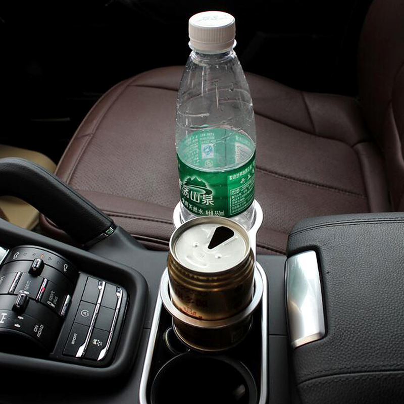 Auto Car Mount Dual Hole Drink Can Drinking Bottle Cup Holder Stand