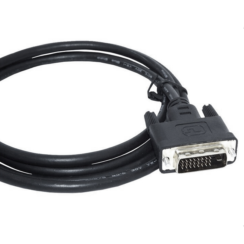 1.8M DVI 24+1 Male to Male Cable Lead Connect Adapter for Computer PC Notebook to Monitor TV