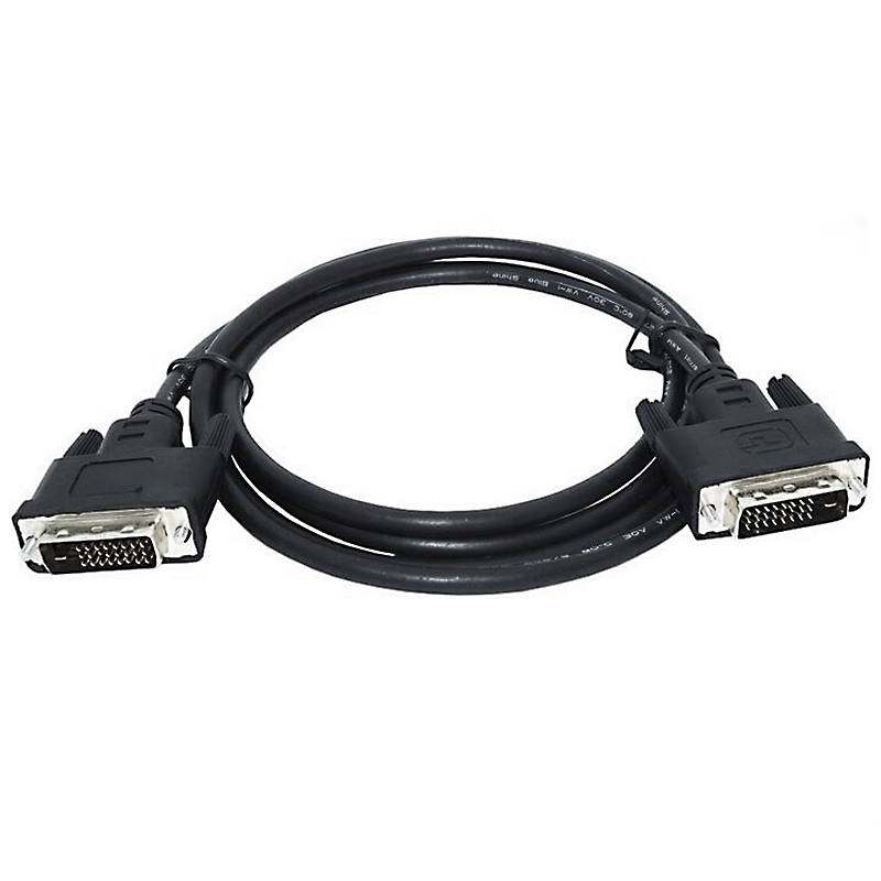 2M DVI 24+1 Male to Male Cable Lead Connect Adapter for Computer PC Notebook to Monitor TV