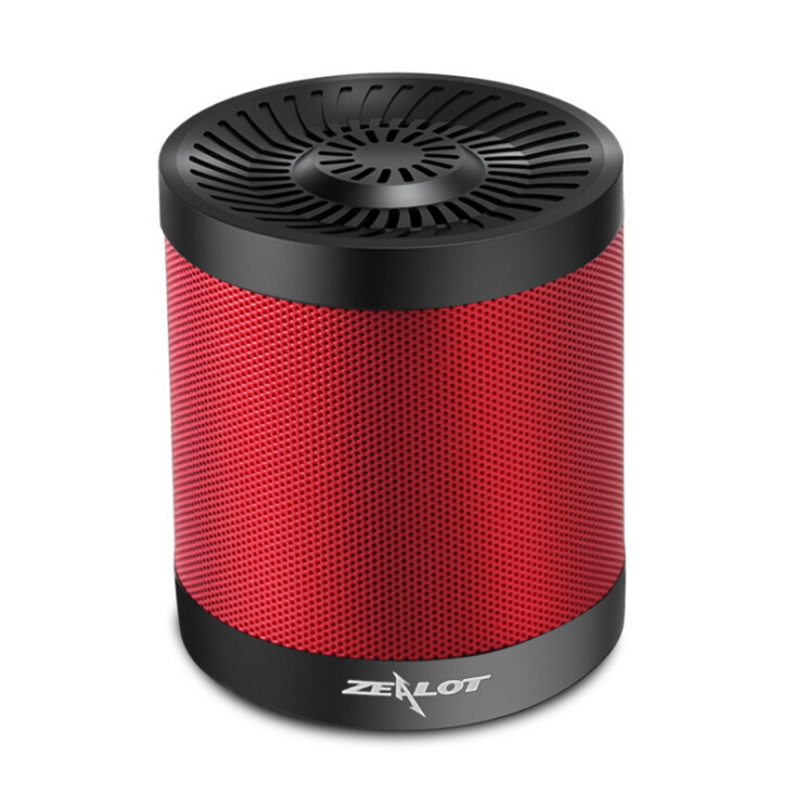 S5 Bluetooth 4.0 Wireless Wired Stereo Speaker Subwoofer Audio Receiver - Black + Red