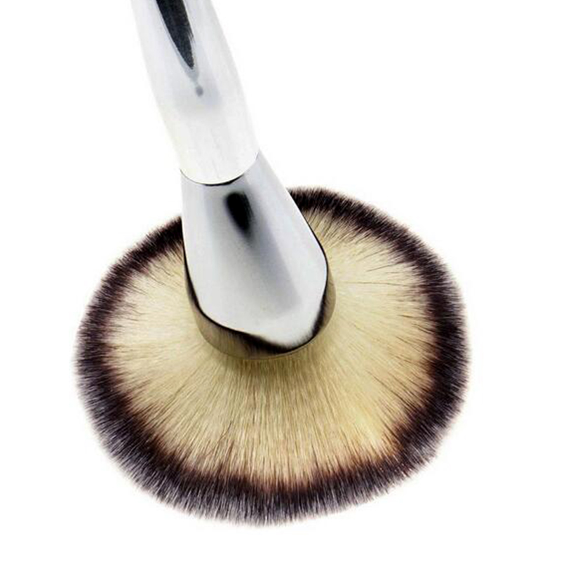 Luxury Makeup Beauty Loose Powder Brush Cosmetic Brushes - Silver