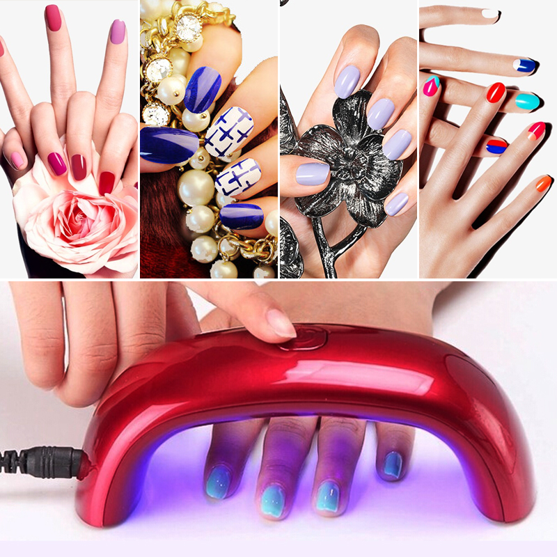 9w Regular Gel Mini Portable LED Nail Lamp Dryer Curing Nail Art Tool