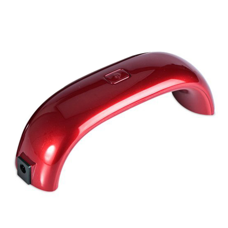 9w Regular Gel Mini Portable LED Nail Lamp Dryer Curing Nail Art Tool - Red