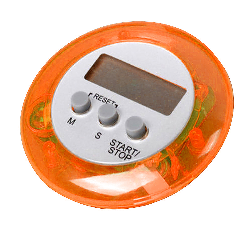 Digital Magnetic LCD Stopwatch Timer Kitchen Racing Alarm Clock - Yellow