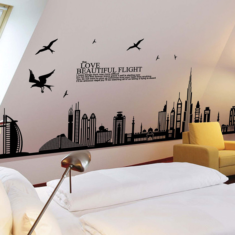 Dubai City UAE Decal Home Room Wall Sticker Decor