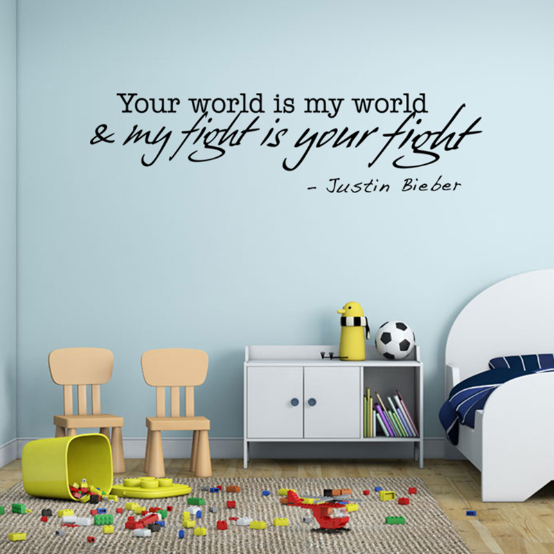 English Proverb Valentine Lover Room Wall Stickers