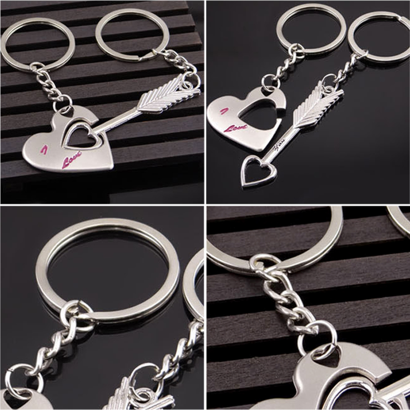 Romantic Key Ring Heart Key Gift for Lover Couple Valentines