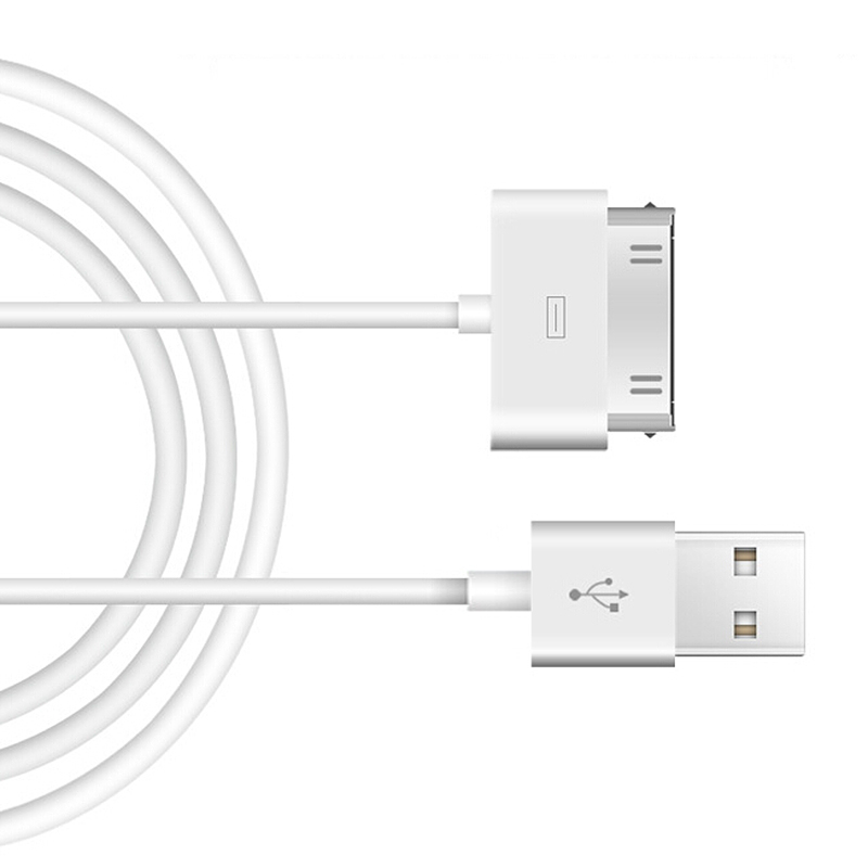 1m Data Charging Cable for iPhone4/4S - White