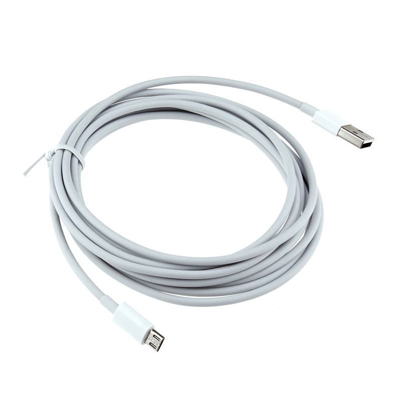 2m Micro USB Thickened Strong Data V8 Charging Cable for Samsung HTC - White