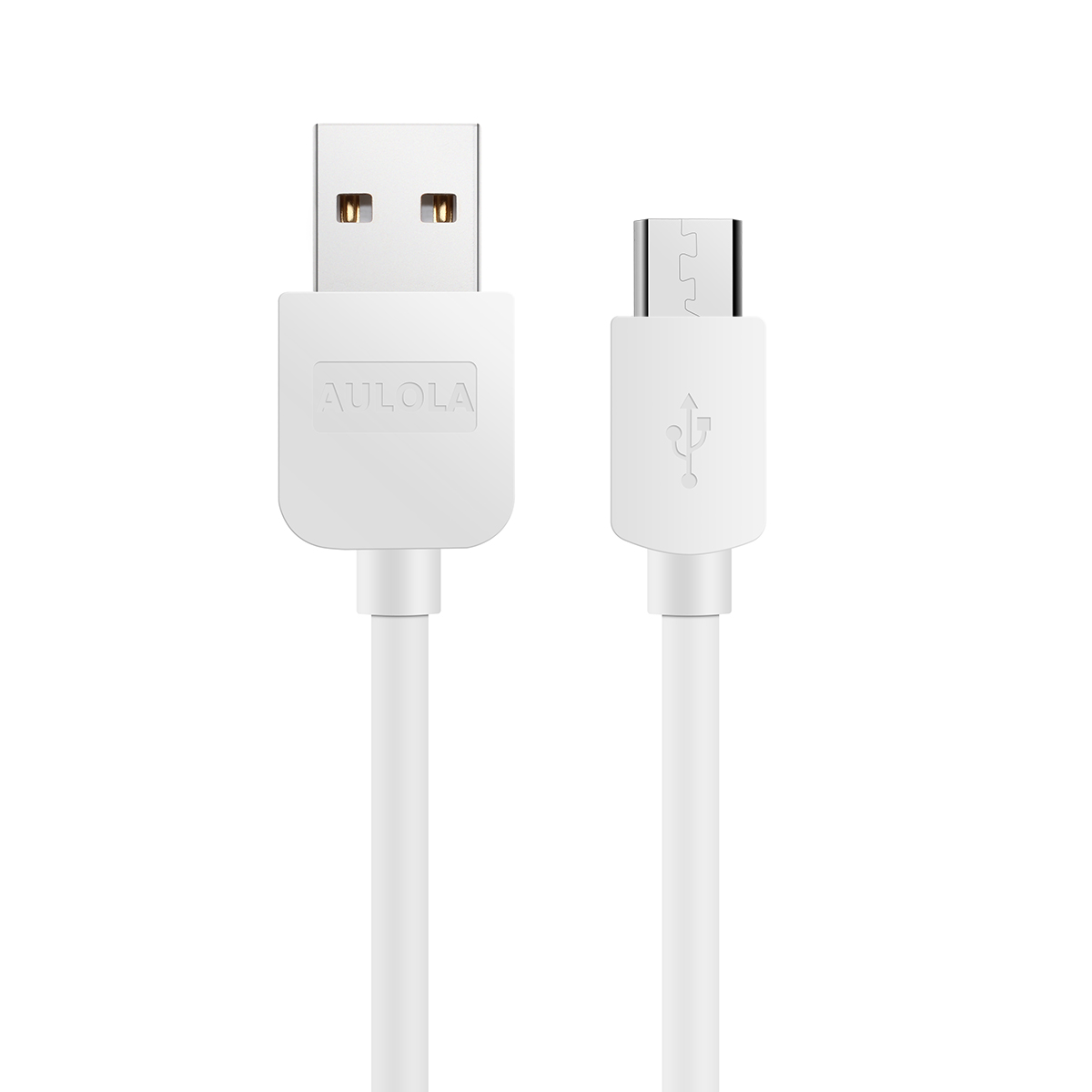 White 1M Meter Long USB Charger Cable