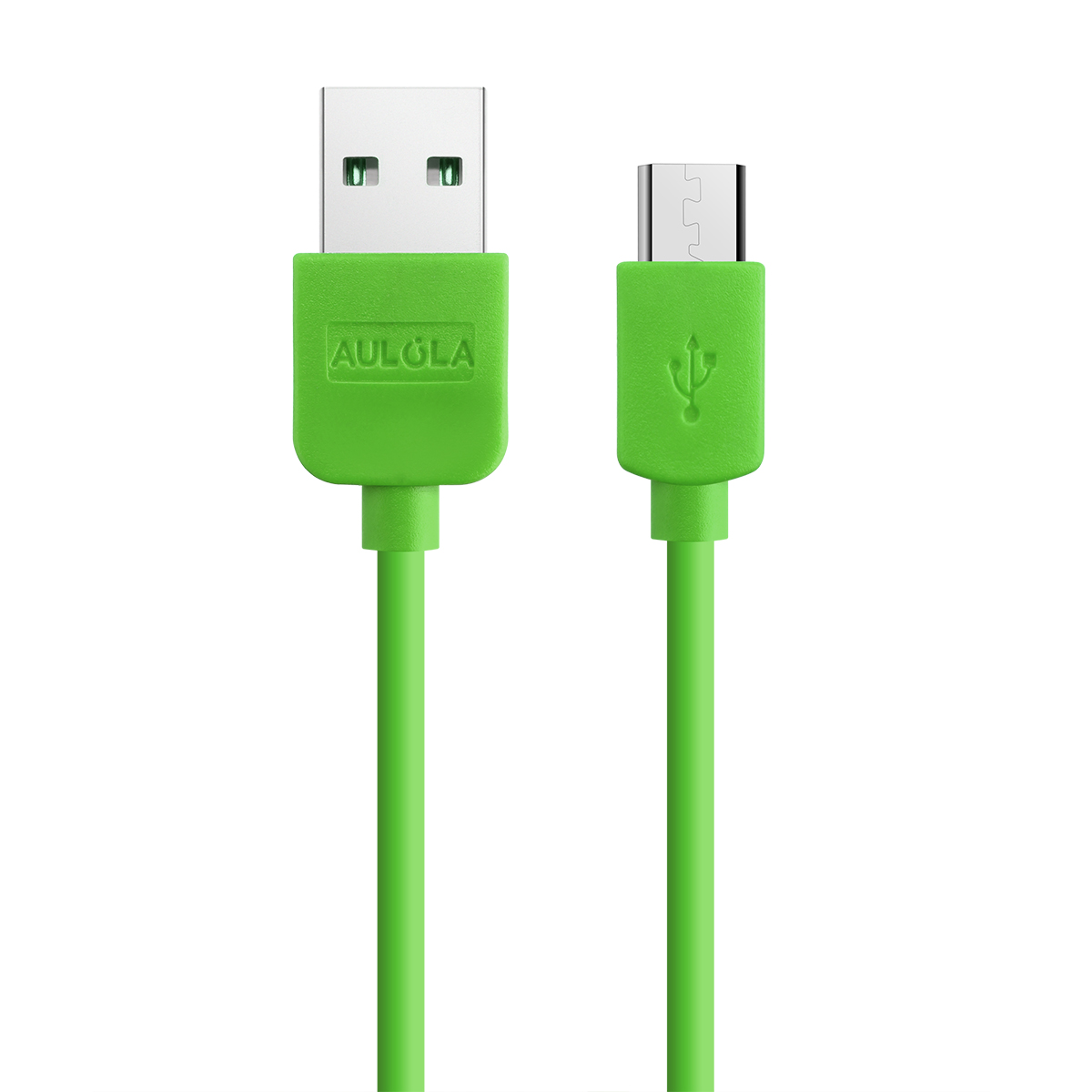 Green 1M Meter Long USB Charger Cable