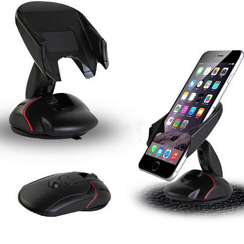 360 DegreeMouse Suction Mobile Phone Mount Holder Stand Car Dashboard