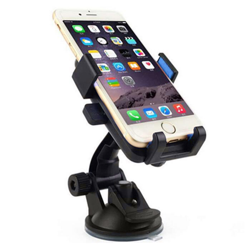 360 degree Car Dashboard Suction Grip Phone Mount Holder Stand - Blue