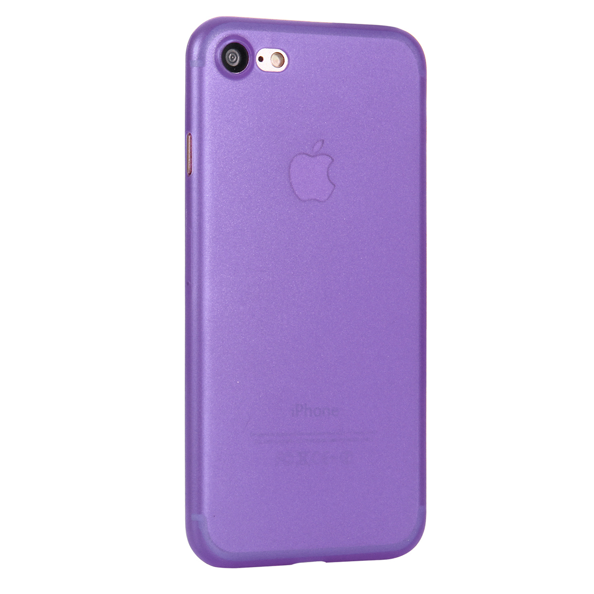 Ultra Slim Full Cover Frosted PC Phone Cover Case for iPhone 7/8 - Purple