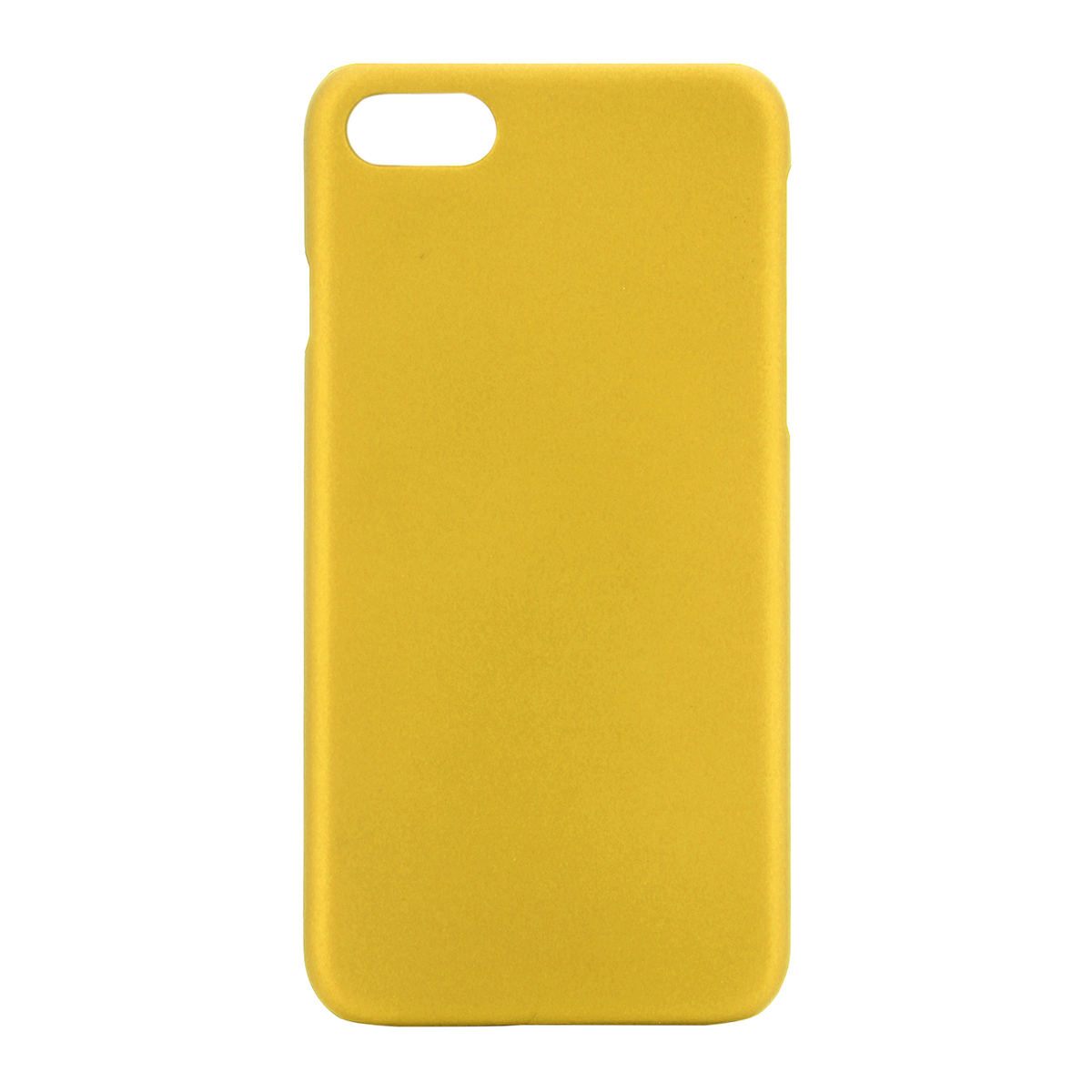 Multicolor Frosted Hard PC Protective Back Phone Case for iPhone 7 - Yellow