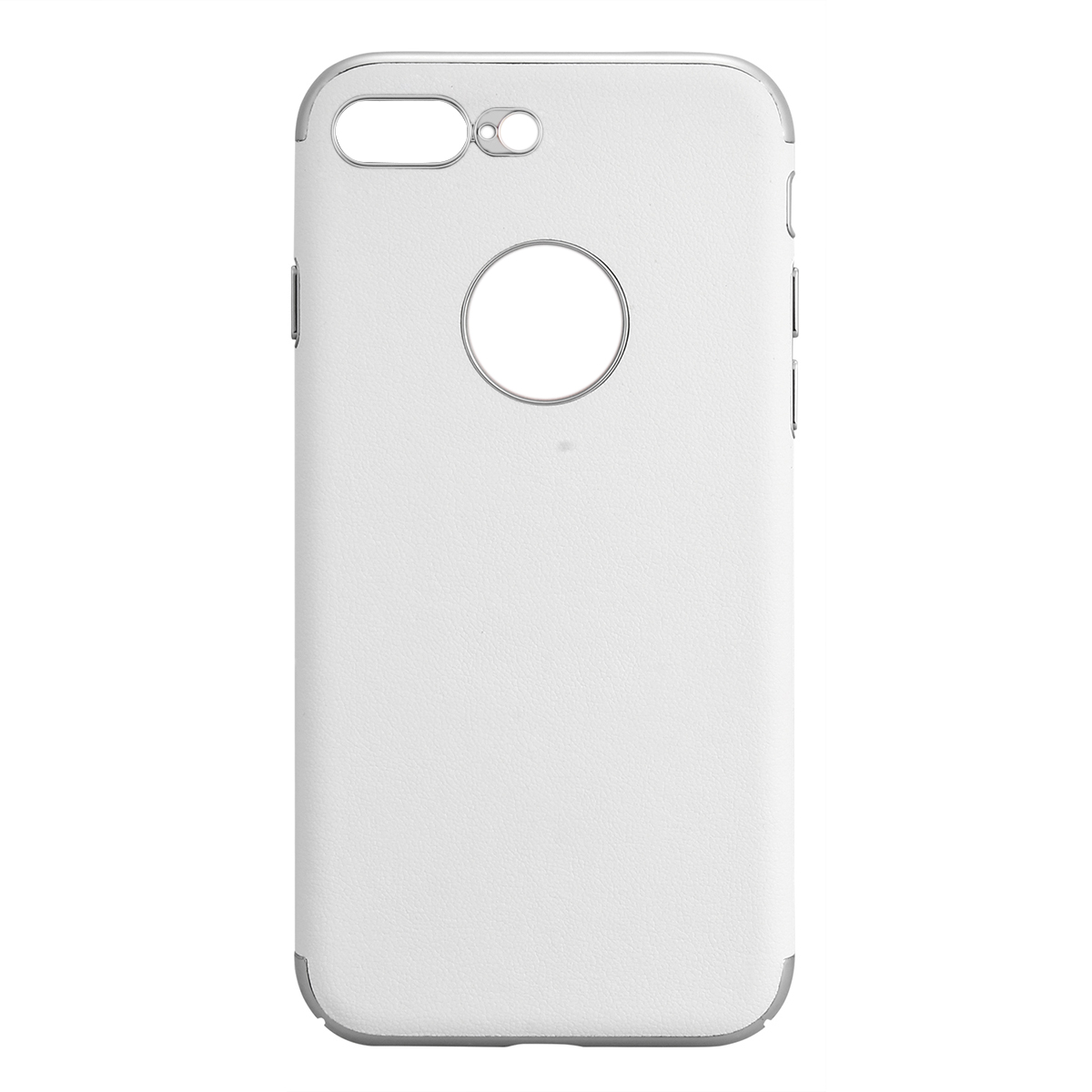 Luxury Hard PC Protective Back Phone Case Cover for iPhone 7 - White