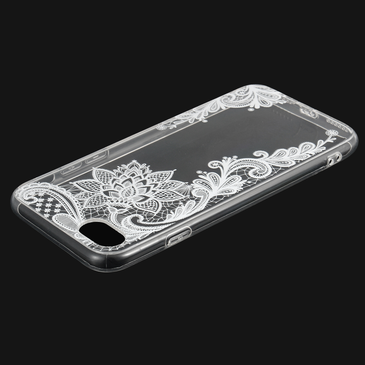 New Slim Soft TPU Transparent Printing Phone Case for iPhone 7 - White Ceiling Decorative