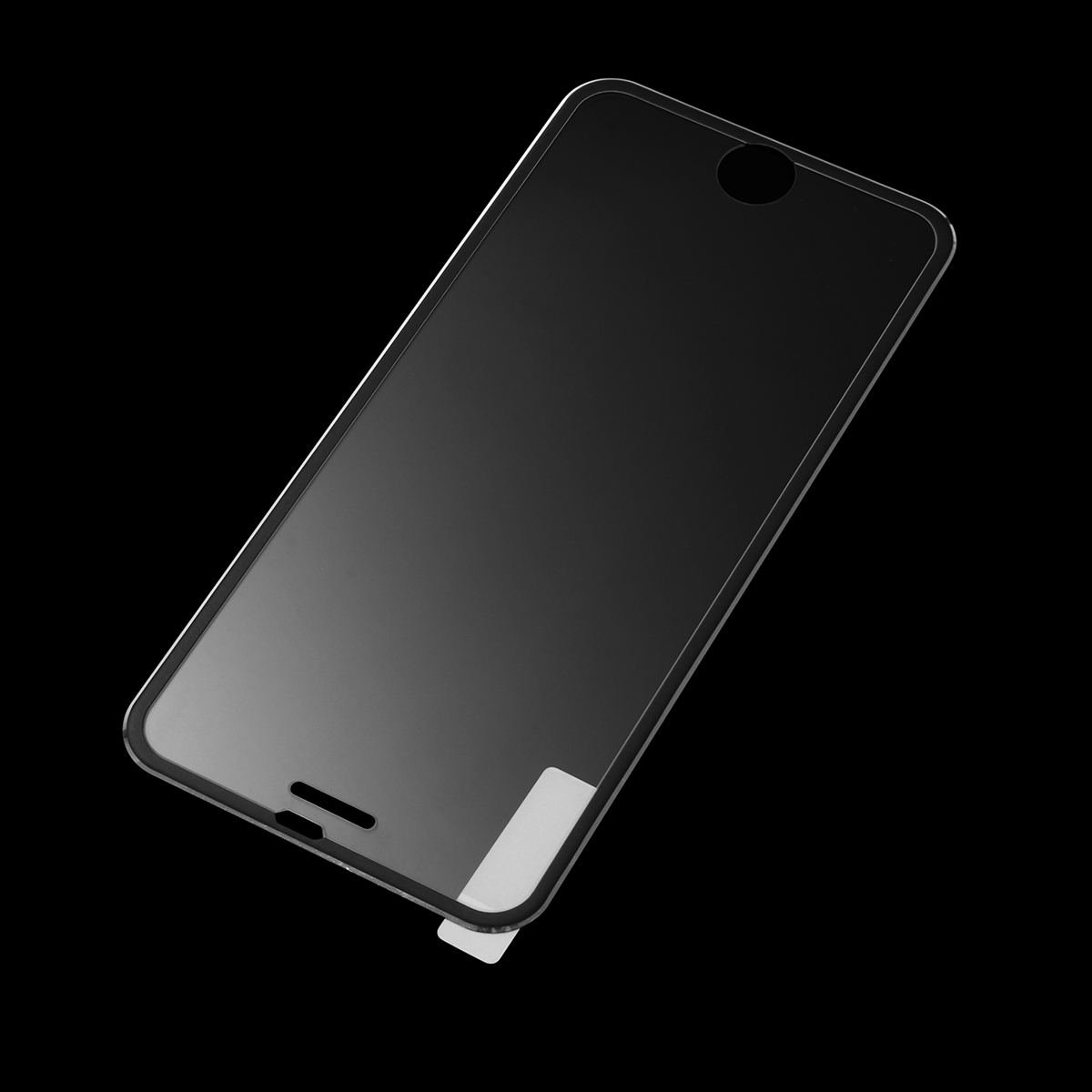 3D Tempered Glass Screen Protector Film with Curved Edge for iPhone 6/6s Plus - Black