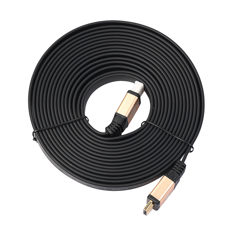 5m 4K Ultra High Speed Gold-plated Connector HDMI 2.0 Cable for HDTV - Gold