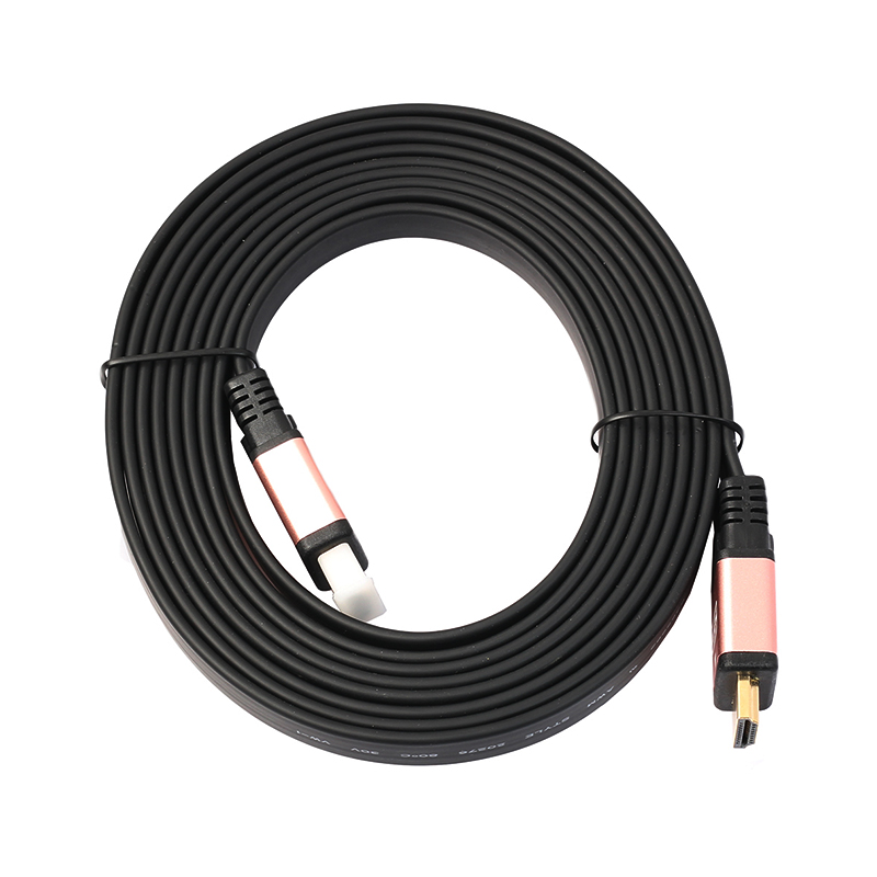 1.8m 4K Ultra High Speed Gold-plated Connector HDMI 2.0 Cable for HDTV - Rose Gold