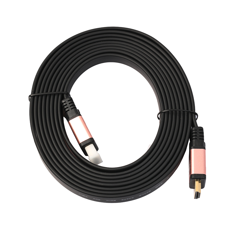 3m 4K Ultra High Speed Gold-plated Connector HDMI 2.0 Cable for HDTV - Rose Gold