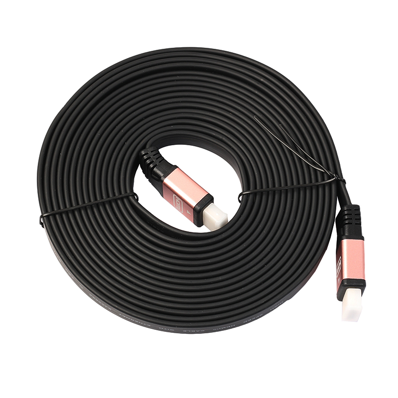 5m 4K Ultra High Speed Gold-plated Connector HDMI 2.0 Cable for HDTV - Rose Gold