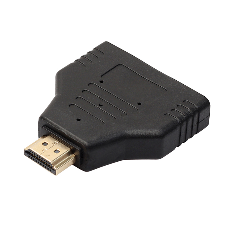 HDMI 1 Male Port in 2 Female Out Splitter Adapter Converter
