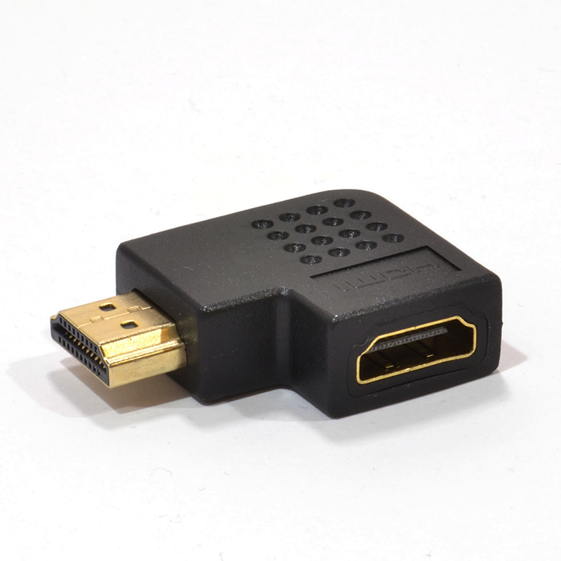 HDMI Male to Female Horizontal 90 Degree Right Angled Adapter Plug